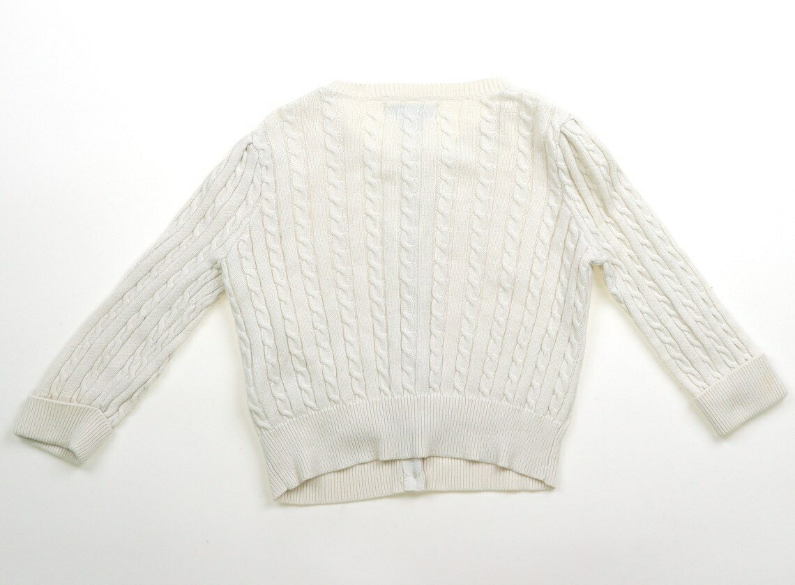 ラルフローレン Ralph Lauren カーディガン 80 女の子 ホワイト 子供服 ベビー服 キッズ アウトレット ユーズド 【中古】キッズ・ベビー・マタニティ 2
