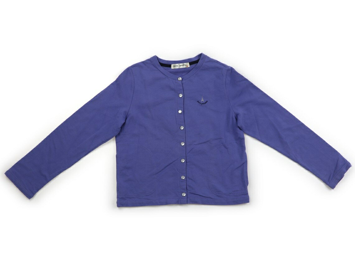 ポンポネット pom ponette カーディガン 150 女の子 パープル 子供服 ベビー服 キッズ アウトレット ユ..