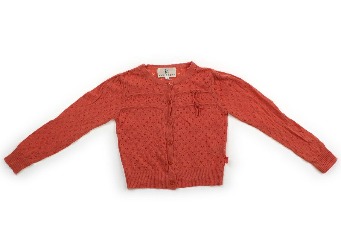 組曲 Kumikyoku カーディガン 110 女の子 コーラルピンク 子供服 ベビー服 キッズ アウトレット ユーズド 【中古】キッズ・ベビー・マタニティ