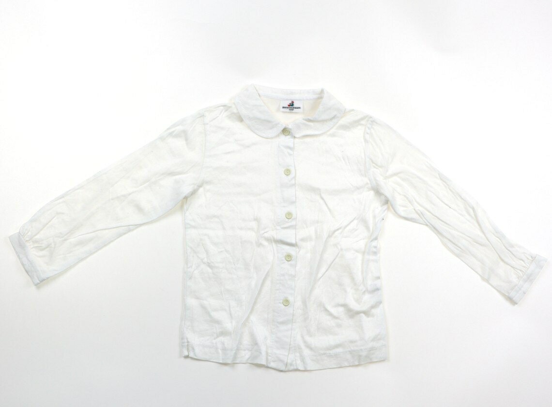 ペアレンツドリーム Parents Dream シャツ・ブラウス 120 女の子 ホワイト 子供服 ベビー服 キッズ アウトレット ユーズド 【中古】キッズ・ベビー・マタニティ