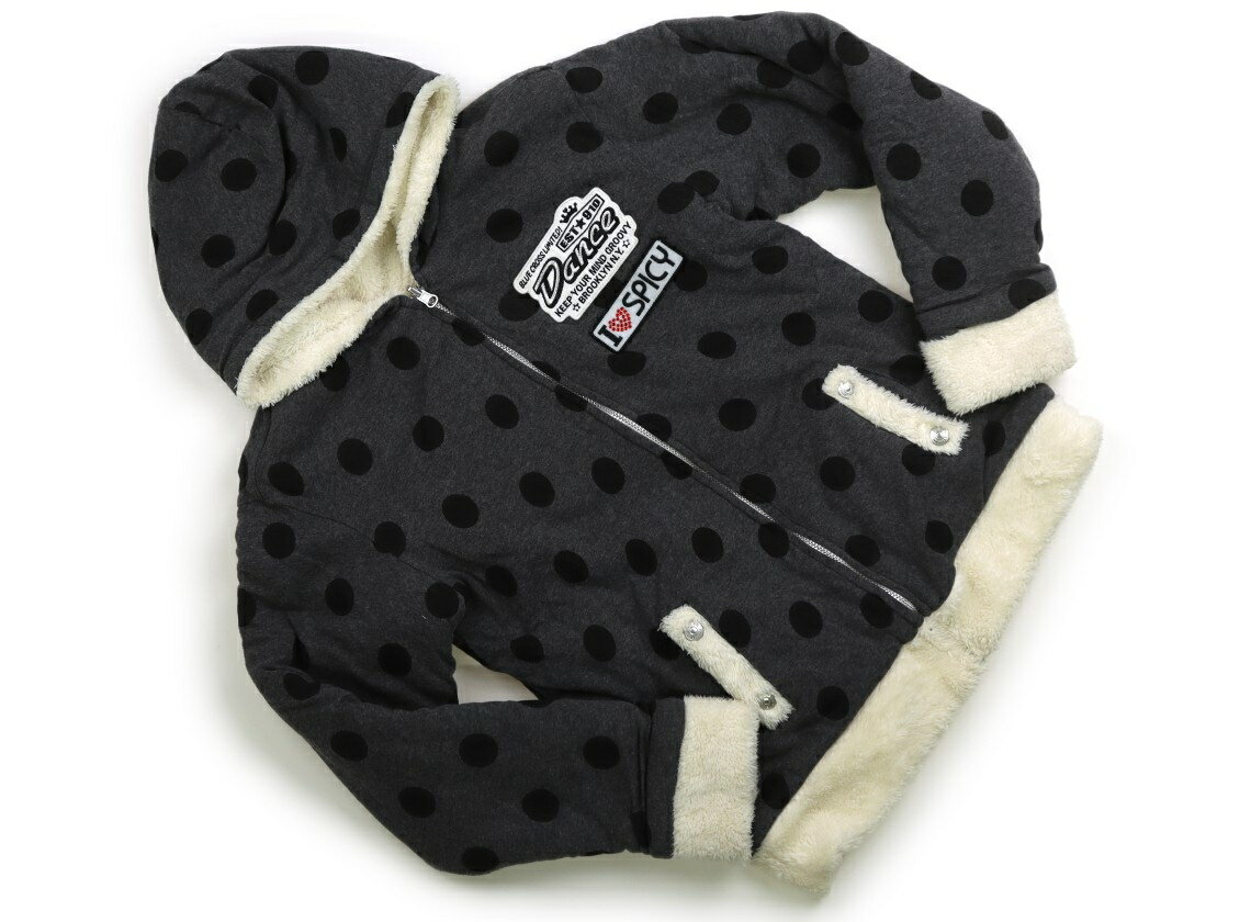 ブルークロス BLUE CROSS コート・ジャンパー 160 女の子 グレー・オフホワイト 子供服 ベビー服 キッ..