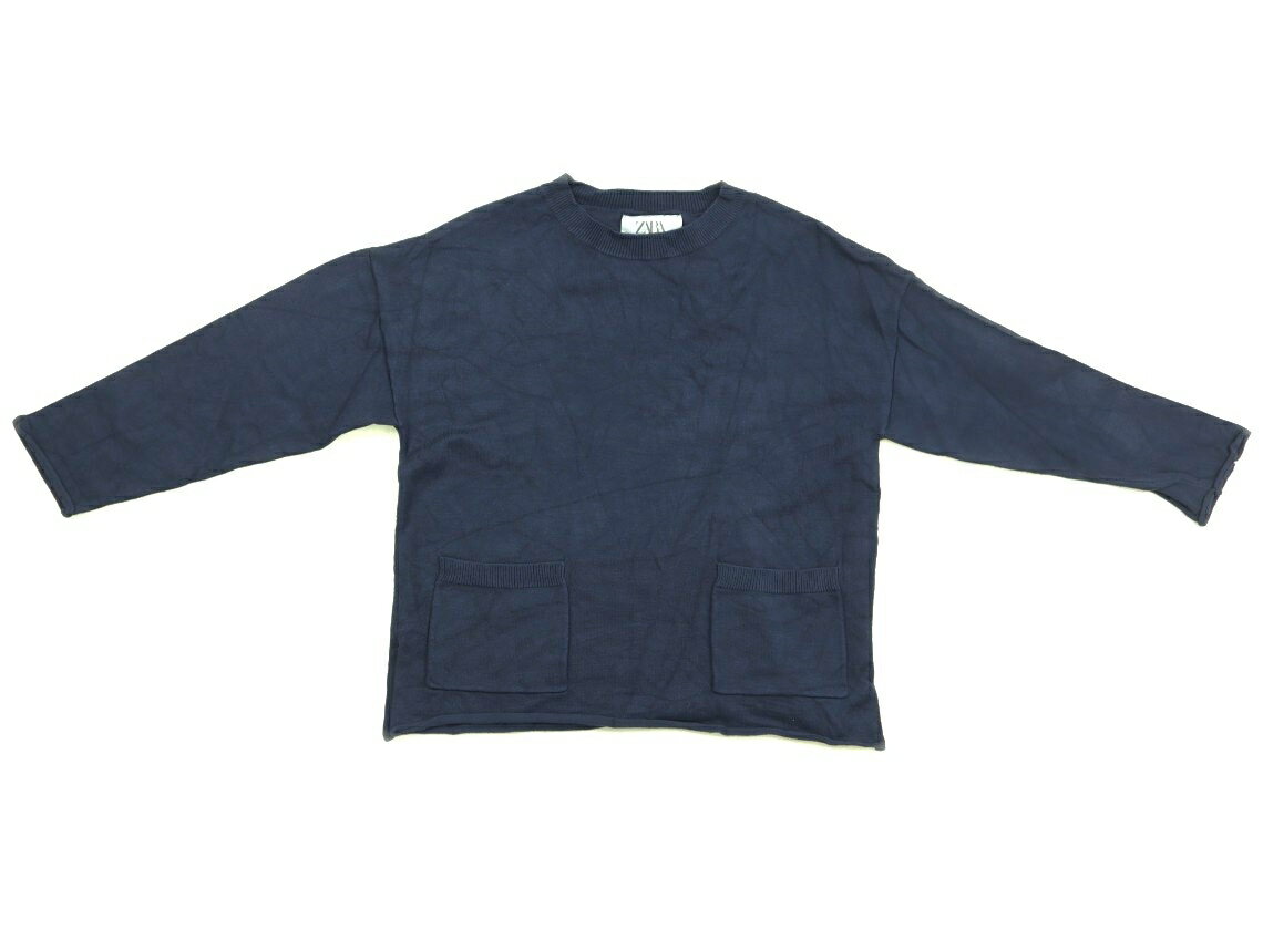 ザラ ZARA ニット・セーター 120 男の子 ネイビー 子供服 ベビー服 キッズ アウトレット ユーズド 【中古】キッズ・ベビー・マタニティ