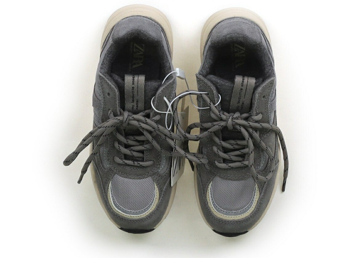 ザラ ZARA スニーカー 靴19cm〜 女の子 グレー・ベージュ 子供服 ベビー服 キッズ アウトレット ユーズド 【中古】キッズ・ベビー・マタニティ