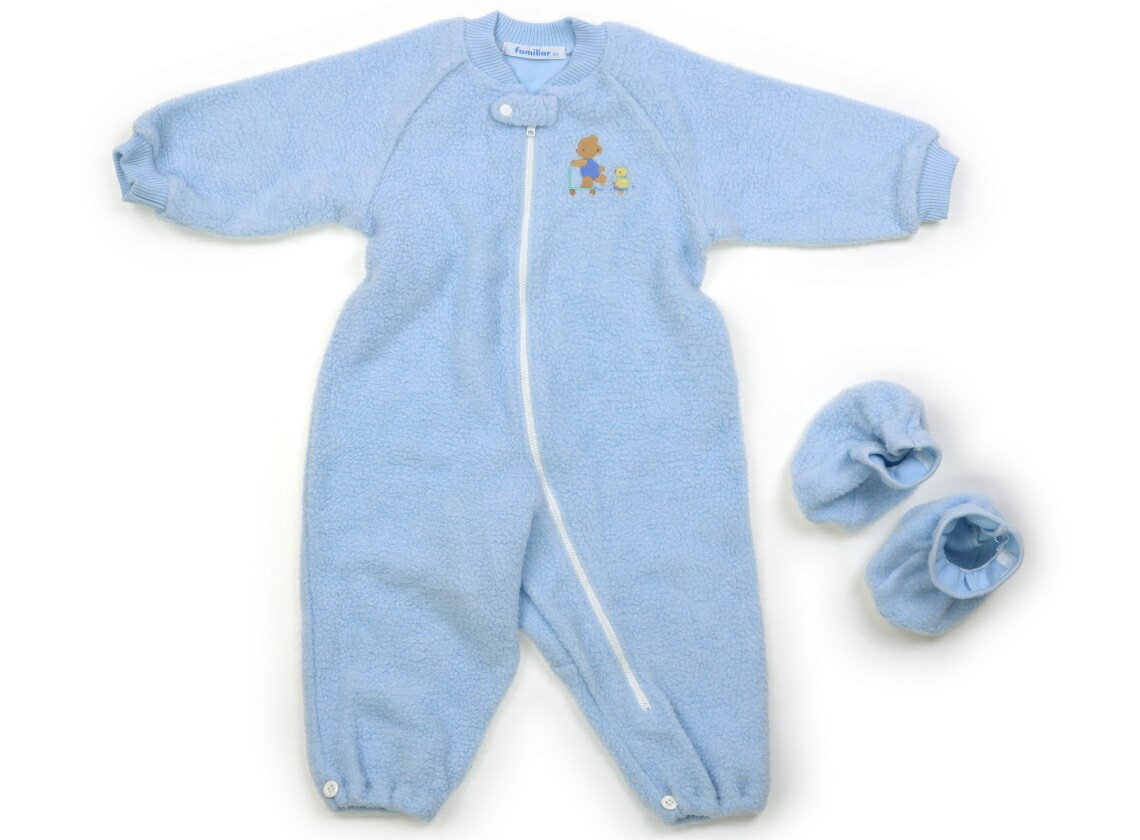 新品未使用】familiar ファミリア ロンパース カバーオール 男の子