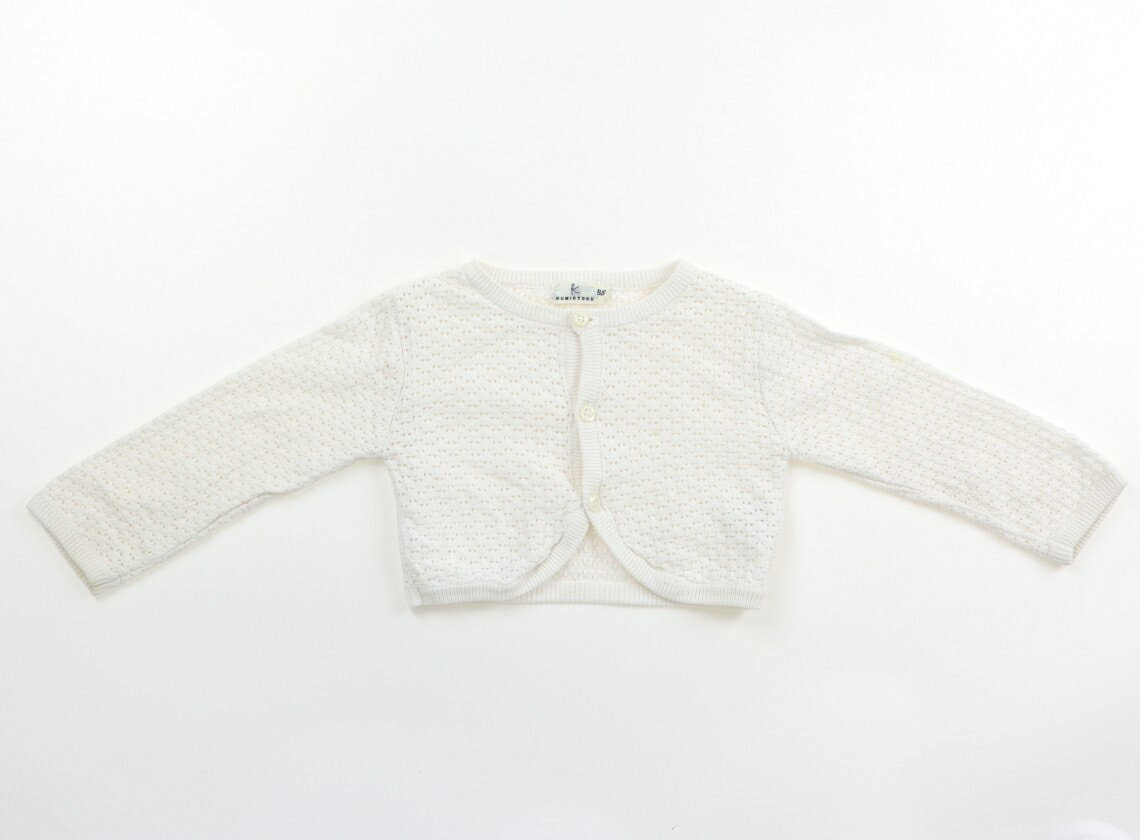 組曲 Kumikyoku カーディガン 70 女の子 ホワイト 子供服 ベビー服 キッズ アウトレット ユーズド 【中古】キッズ・ベビー・マタニティ