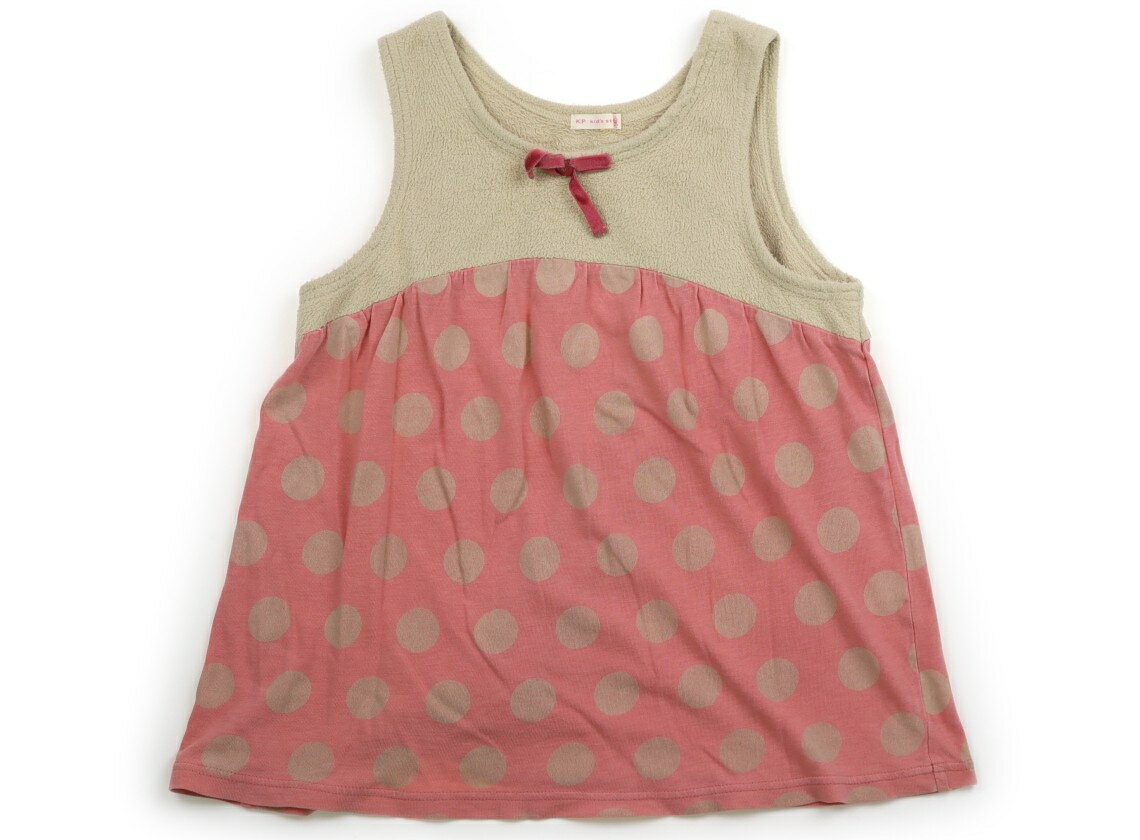 ニットプランナー（KP） Knit Planner(KP) チュニック 140 女の子 ベージュ・ピンク 子供服 ベビー服 キッズ アウトレット ユーズド 【中古】キッズ・ベビー・マタニティ