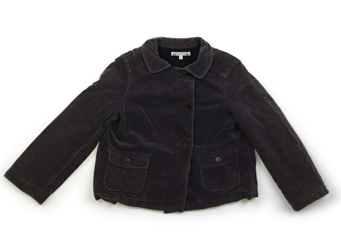 ボンポワン bonpoint コート・ジャンパー 140 女の子 チャコールブラウン 子供服 ベビー服 キッズ アウトレット ユーズド 【中古】キッズ・ベビー・マタニティ