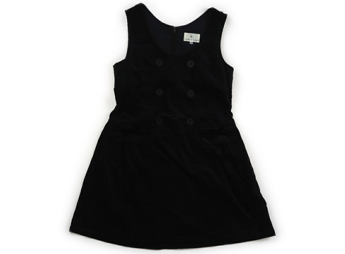組曲 Kumikyoku ワンピース 140 女の子 黒 子供服 ベビー服 キッズ アウトレット ユーズド 【中古】キッズ・ベビー・マタニティ