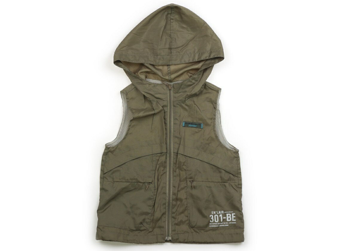 べべ BeBe ベスト 110 男の子 モスグリーン 子供服 ベビー服 キッズ アウトレット ユーズド 【中古】キッズ・ベビー・マタニティ