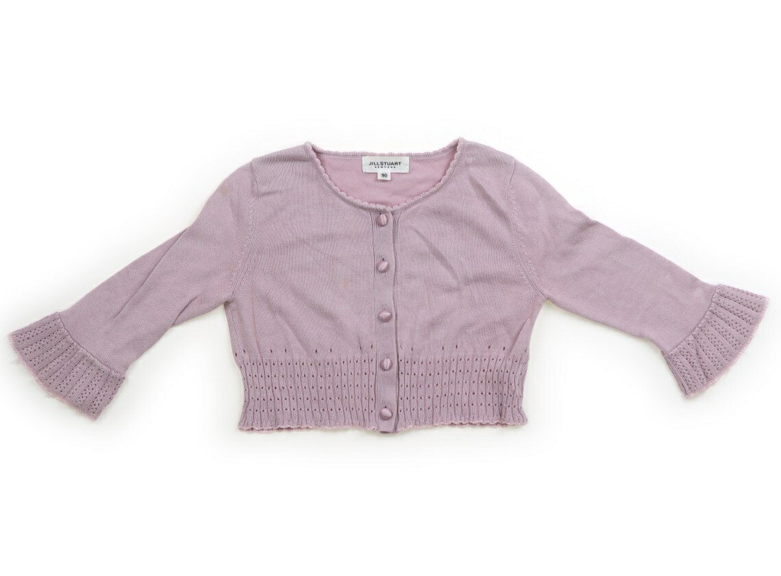 ジルスチュアート JILL STUART カーディガン 90 女の子 ピンクパープル 子供服 ベビー服 キッズ アウト..