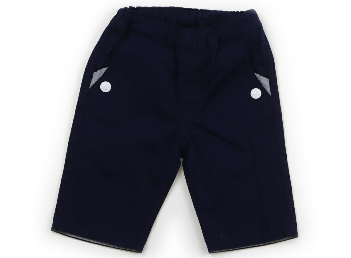 　ブランド 　BeBe(べべ) 　カテゴリー 　ハーフパンツ 　サイズ 　110サイズ 　色 　ネイビー 　状態 　★★★ 　記名 　なし 　ジャンル 　Boy コットンツイル地。ウエストゴムは中でねじれていますが交換穴があります。お尻に毛...