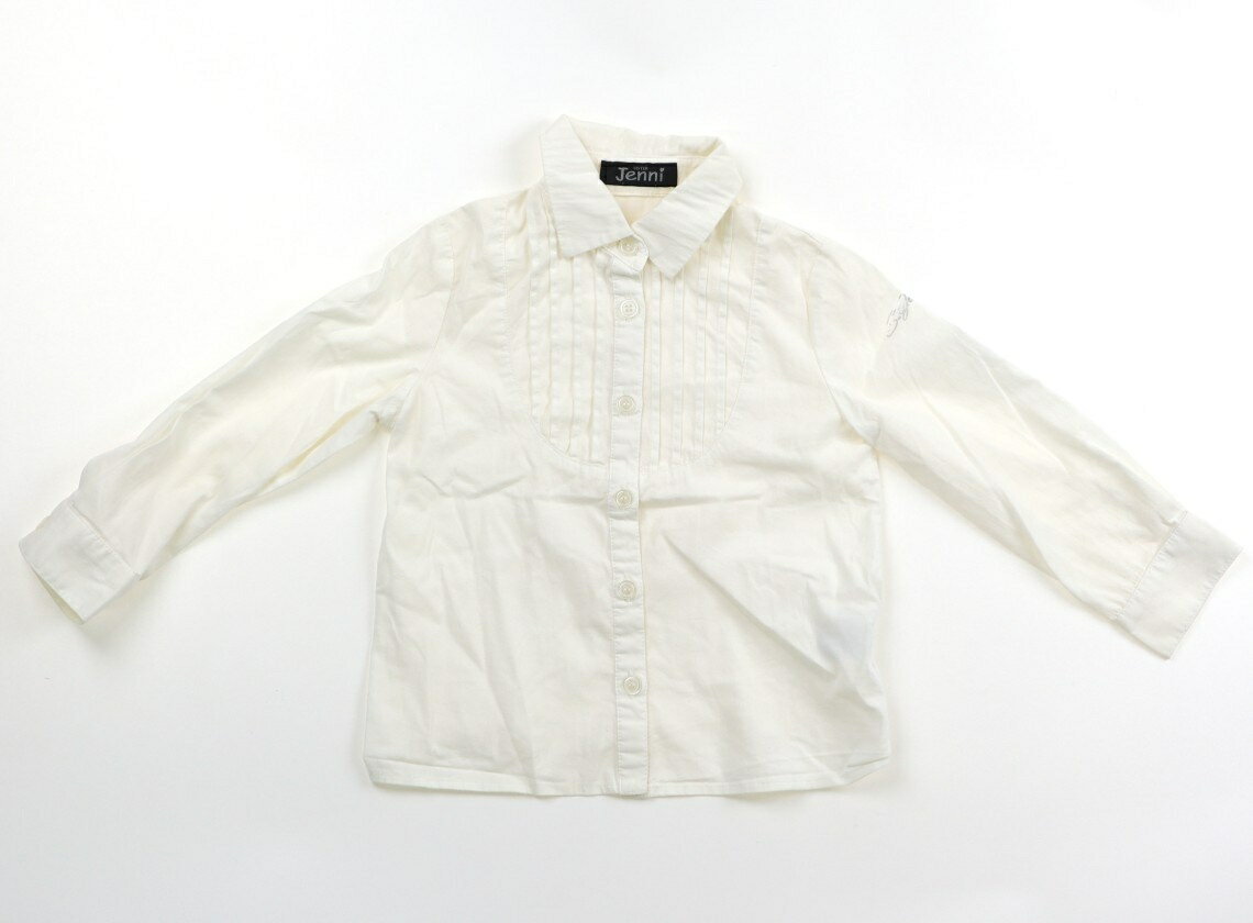 ジェニィ JENNI シャツ・ブラウス 100 女の子 ホワイト 子供服 ベビー服 キッズ アウトレット ユーズド..