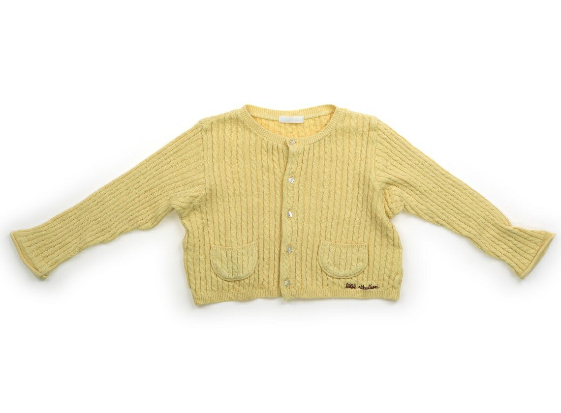 　ブランド 　BeBe(べべ) 　カテゴリー 　カーディガン 　サイズ 　90サイズ 　色 　イエロー・ブラウン 　状態 　★★ 　記名 　なし 　ジャンル 　Girl 綿100％。洗いざらし感と毛玉、袖口に少し汚れがありますがまだお使いいただけそうです。 ＊【状態】【サイズ】に関しての詳しい説明はこちら