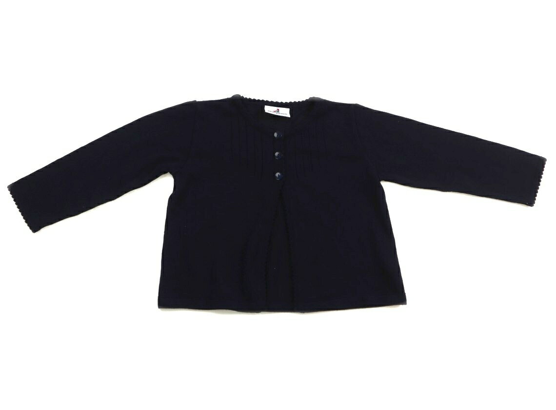 Cardigans - ペアレンツドリーム Parents Dream カーディガン 90 女の子 ネイビー 子供服 ベビー服 キッズ アウトレット ユーズド 【中古】キッズ・ベビー・マタニティ