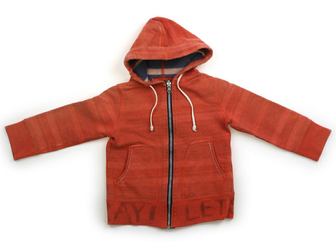 デニムダンガリー DENIM & DUNGAREE パーカー 100 男の子 オレンジ、ブルー系 子供服 ベビー服 キッズ アウトレット ユーズド 【中古】キッズ・ベビー・マタニティ