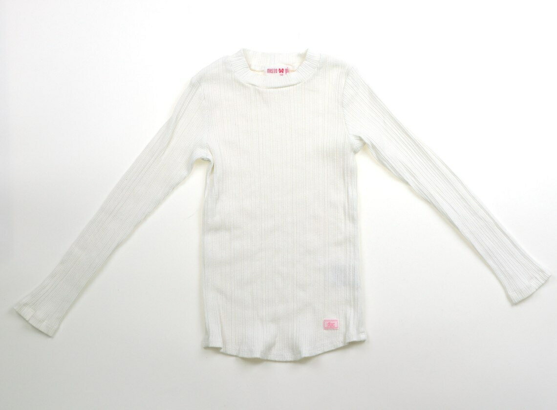 Rakuten - メゾピアノ mezzo piano Tシャツ・カットソー 130 女の子 ホワイト 子供服 ベビー服 キッズ アウトレット ユーズド 【中古】キッズ・ベビー・マタニティ