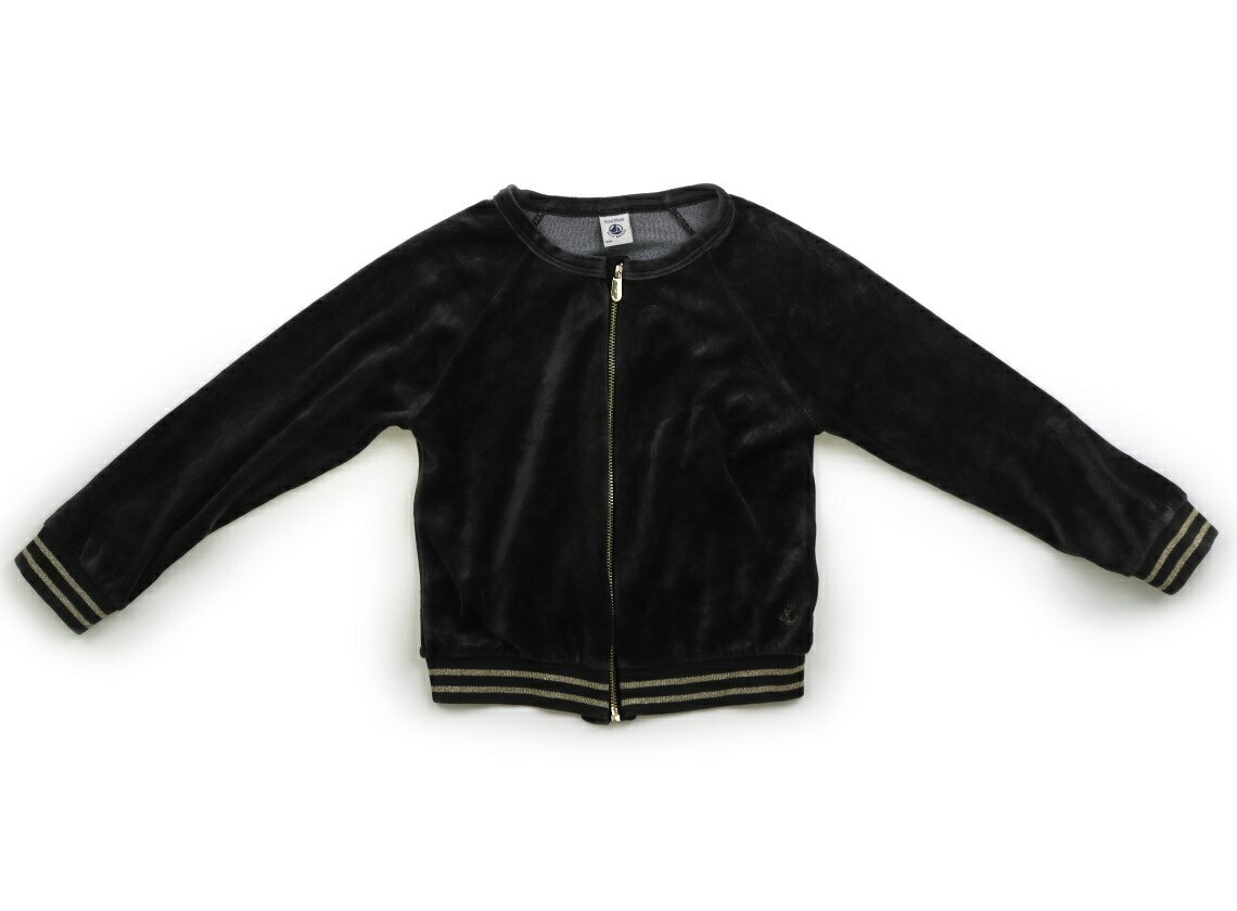 プチバトー PETIT BATEAU カーディガン 110 女の子 チャコールグレー、ゴールド 子供服 ベビー服 キッズ アウトレット ユーズド 【中古】キッズ・ベビー・マタニティ