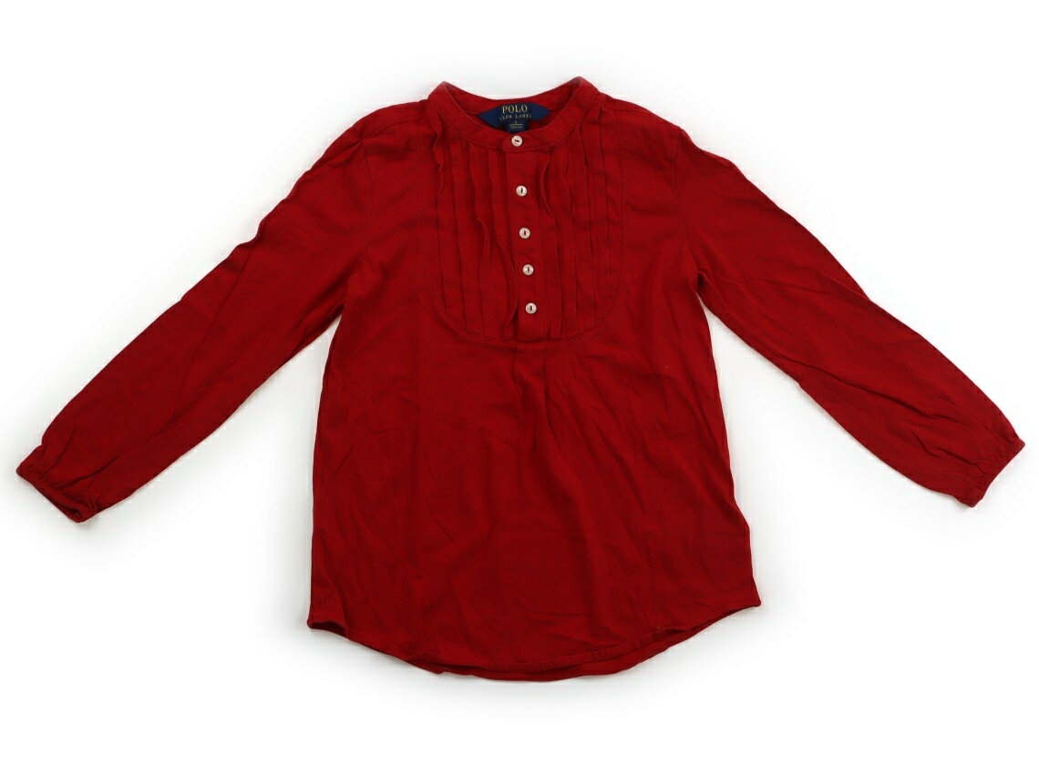 ポロラルフローレン POLO RALPH LAUREN Tシャツ・カットソー 120 女の子 赤 子供服 ベビー服 キッズ アウトレット ユーズド 【中古】キッズ・ベビー・マタニティ