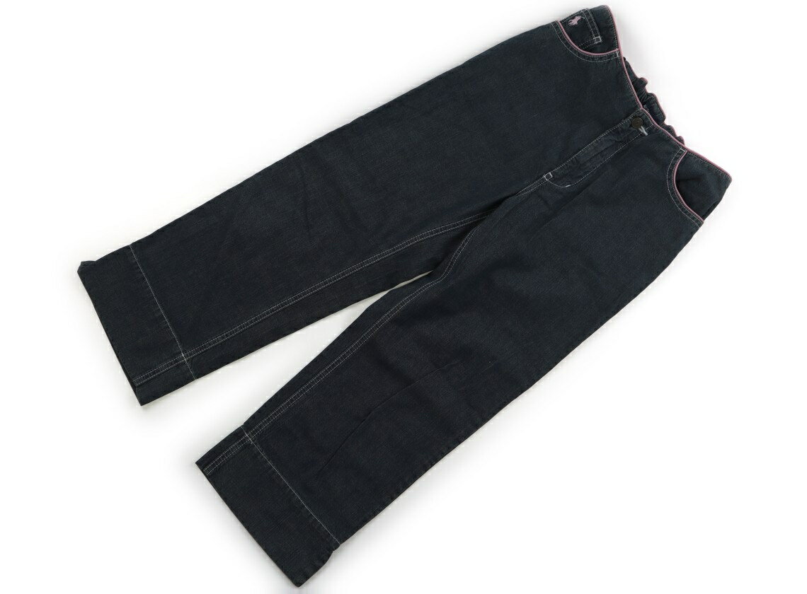 ポロラルフローレン POLO RALPH LAUREN パンツ 160 女の子 ネイビーデニム、ピンク 子供服 ベビー服 キッズ アウトレット ユーズド 【中古】キッズ・ベビー・マタニティ