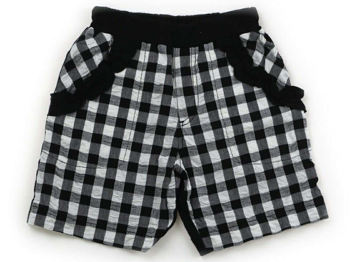 ニットプランナー（KP） Knit Planner(KP) ショートパンツ 110 女の子 黒白 子供服 ベビー服 キッズ ア..