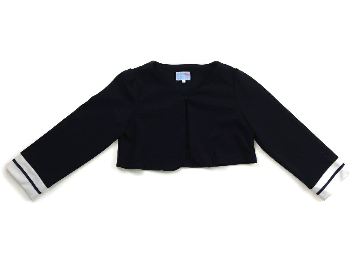 キャサリン・コテージ Catherine Cottage カーディガン 130 女の子 ネイビー、白 子供服 ベビー服 キッズ アウトレット ユーズド 【中古】キッズ・ベビー・マタニティ