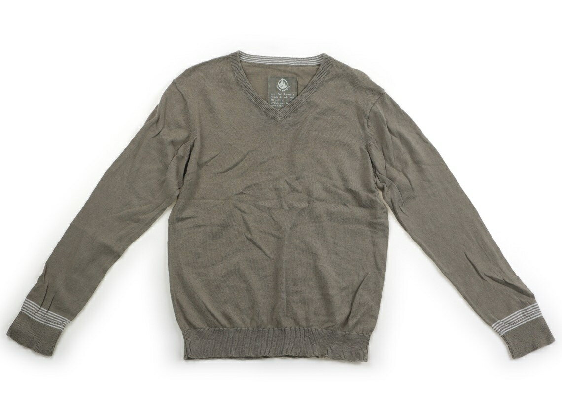 プチバトー PETIT BATEAU ニット・セーター 120 女の子 ベージュ 子供服 ベビー服 キッズ アウトレット ユーズド 【中古】キッズ・ベビー・マタニティ