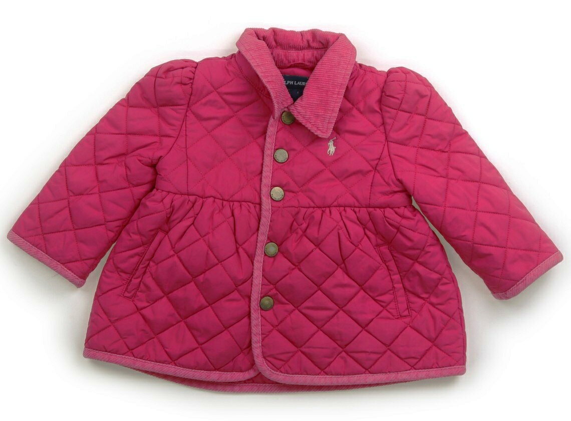 ラルフローレン Ralph Lauren コート・ジャンパー 80 女の子 ショッキングピンク 子供服 ベビー服 キッズ アウトレット ユーズド 【中古】キッズ...