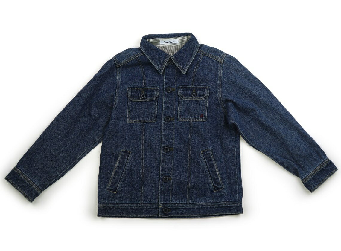 ファミリア familiar ブルゾン・Gジャン 130 男の子 ブルー 子供服 ベビー服 キッズ アウトレット ユーズド 【中古】キッズ・ベビー・マタニティ