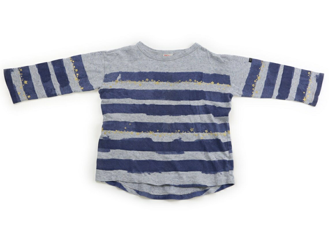 デニムダンガリー DENIM & DUNGAREE Tシャツ・カットソー 110 男の子 グレー、ブルー 子供服 ベビー服 キッズ アウトレット ユーズド 【中古】キッズ・ベビー・マタニティ