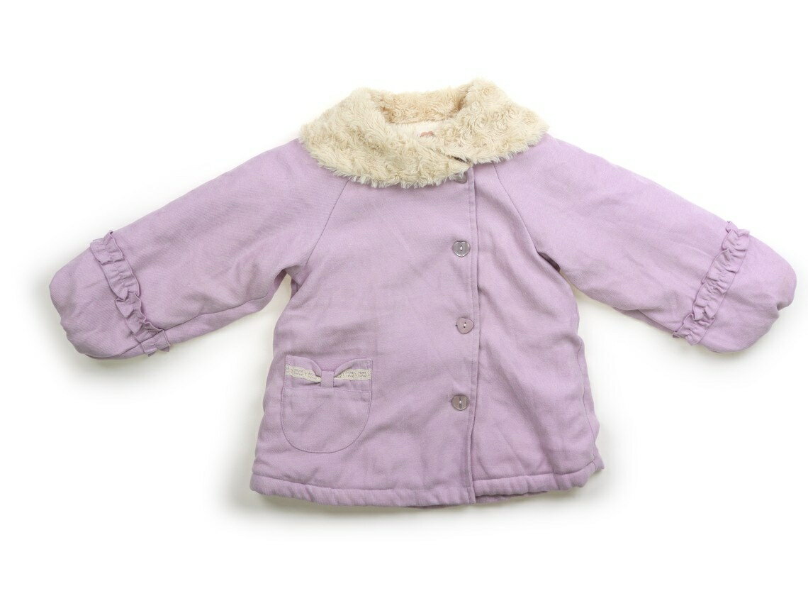 スーリー Souris コート・ジャンパー 100 女の子 ラベンダー 子供服 ベビー服 キッズ アウトレット ユーズド 【中古】キッズ・ベビー・マタニティ