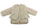 プティマイン petit main コート・ジャンパー 70 女の子 オフホワイト 子供服 ベビー服 キッズ アウトレット ユーズド 【中古】キッズ・ベビー・マ...