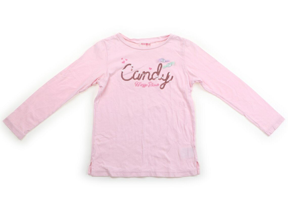 メゾピアノ mezzo piano Tシャツ・カットソー 140 女の子 ピンク 子供服 ベビー服 キッズ アウトレット ユーズド 【中古】キッズ・ベビー・マタニティ