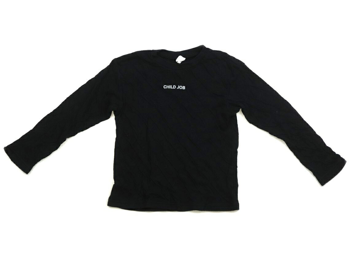 ブリーズ BREEZE Tシャツ・カットソー 130 男の子 ブラック・ホワイトロゴ 子供服 ベビー服 キッズ ア..