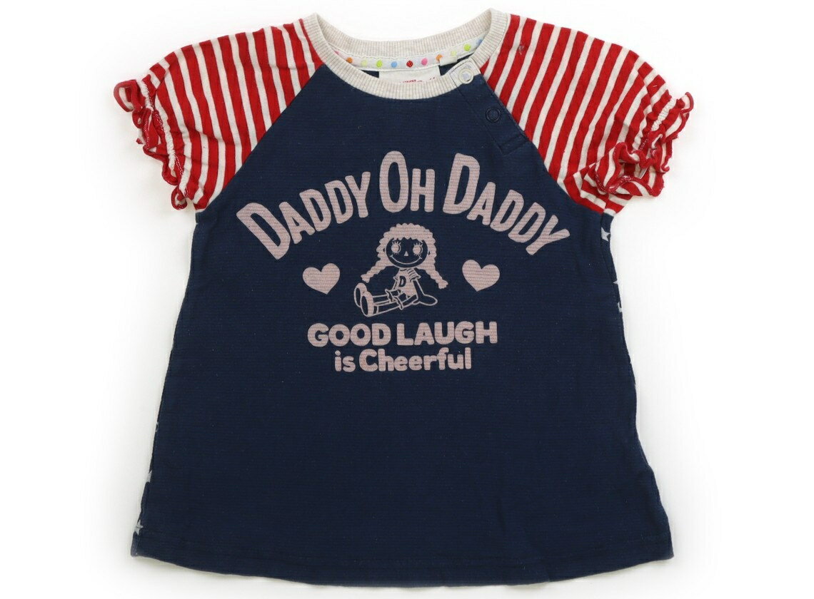 　ブランド 　Daddy Oh Daddy(ダディーオーダディー) 　カテゴリー 　Tシャツ・カットソー 　サイズ 　90サイズ 　色 　紺、赤 　状態 　★★★ 　記名 　あり（タグ） 　ジャンル 　Girl 襟ぐりのスナップボタン付近に青い汚れあり。やや全体に毛羽立ちがあります。 ＊【状態】【サイズ】に関しての詳しい説明はこちら