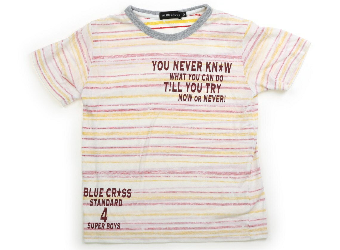 ブルークロス BLUE CROSS Tシャツ・カットソー 130 男の子 白、赤、黄色 子供服 ベビー服 キッズ アウ..