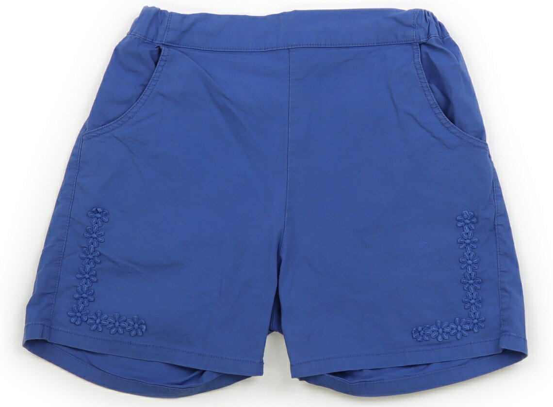 トロワラパン troislapins ショートパンツ 140 女の子 ブルー 子供服 ベビー服 キッズ アウトレット ユ..