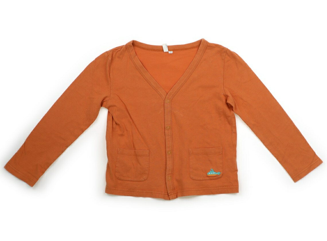 ラーゴム Lagom カーディガン 130 男の子 アプリコット 子供服 ベビー服 キッズ アウトレット ユーズド..