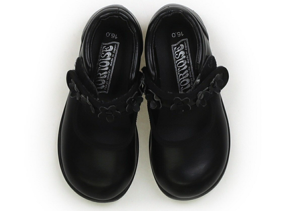 トータス tortoise フラットシューズ・スリッポン 靴16cm〜 女の子 黒 子供服 ベビー服 キッズ アウト..