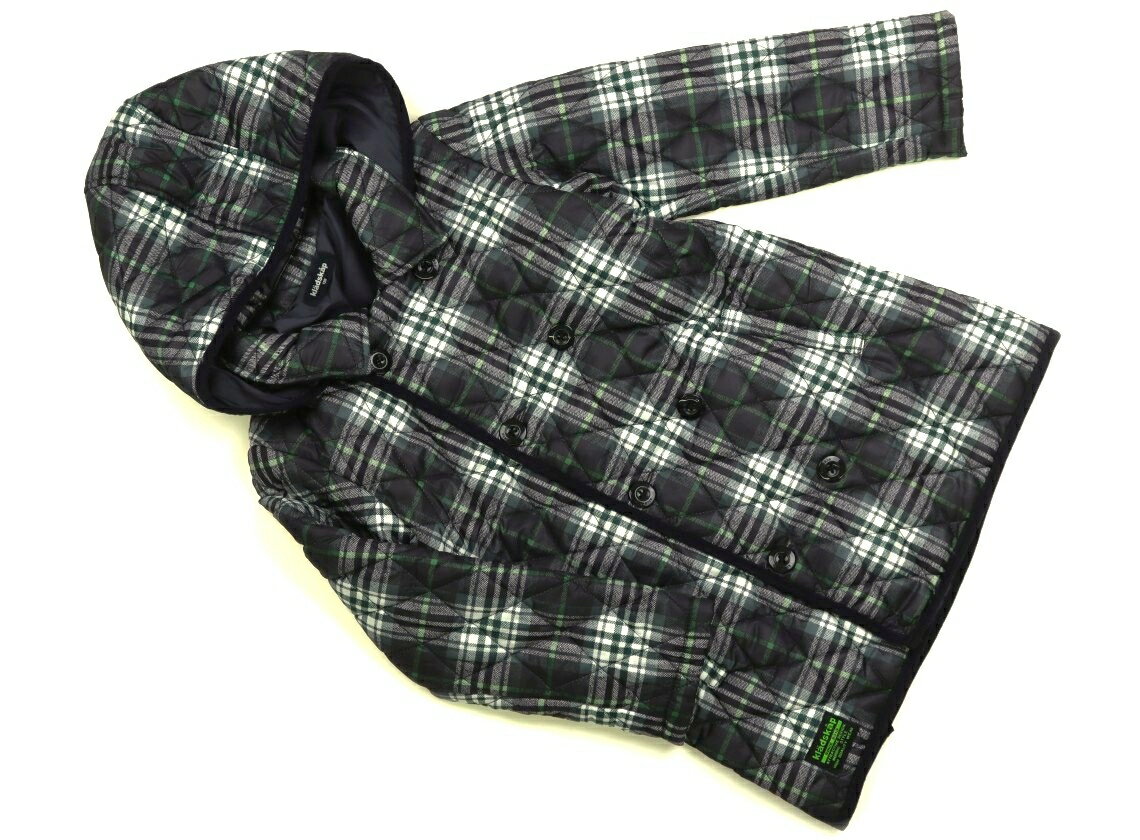 クレードスコープ kladskap コート・ジャンパー 120 男の子 ブラック・オフ・グリーンチェックプリント 子供服 ベビー服 キッズ アウトレット ユーズ...