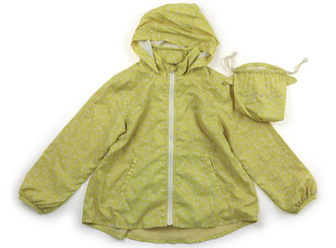 プティマイン petit main ブルゾン・Gジャン 130 女の子 くすみ黄色、花柄 子供服 ベビー服 キッズ アウトレット ユーズド 【中古】キッズ・ベビ...