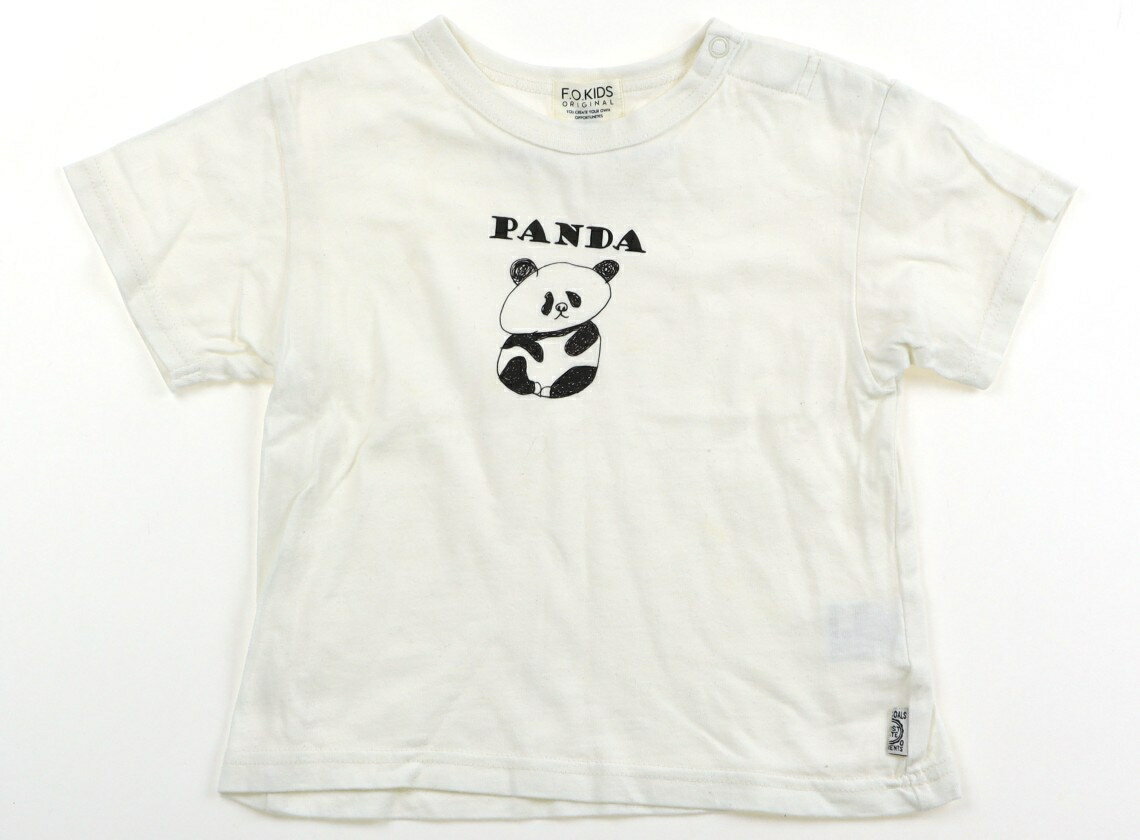 FOキッズ F.O.KIDS Tシャツ・カットソー 90 女の子 オフホワイト・パンダ 子供服 ベビー服 キッズ アウトレット ユーズド 【中古】キッズ・ベビー・マタニティ