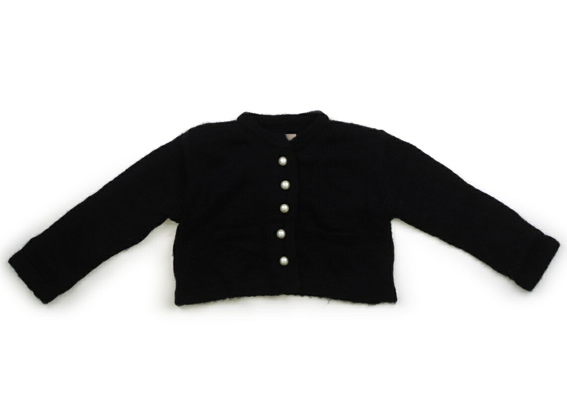 プティマイン petit main カーディガン 120 女の子 ネイビー 子供服 ベビー服 キッズ アウトレット ユ..