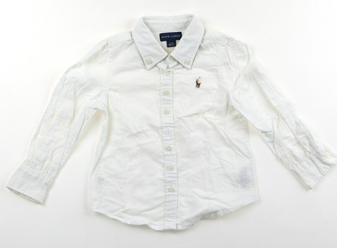 ラルフローレン Ralph Lauren シャツ・ブラウス 100 女の子 オフ白 子供服 ベビー服 キッズ アウトレット ユーズド 【中古】キッズ・ベビー・マタニティ