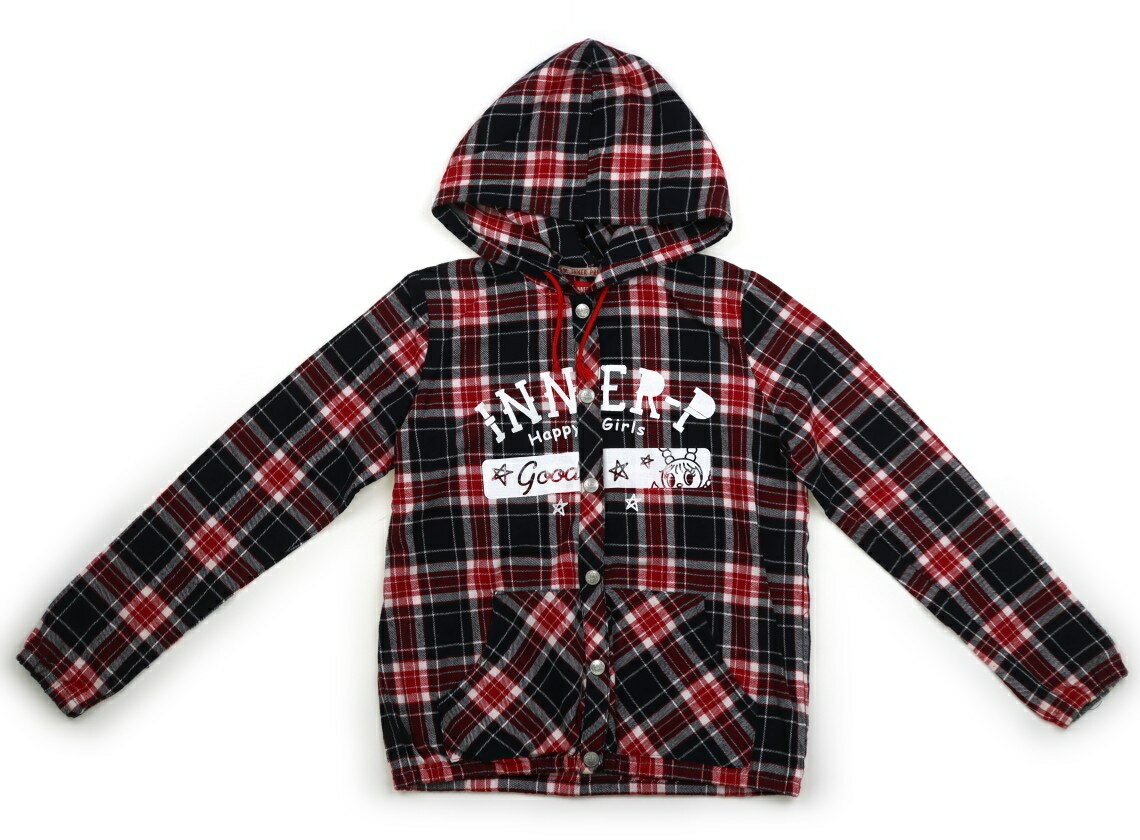 インナープレス INNER-PRESS ブルゾン・Gジャン 150 男の子 格子柄 赤 黒 子供服 ベビー服 キッズ アウトレット ユーズド 【中古】キッズ・ベ...
