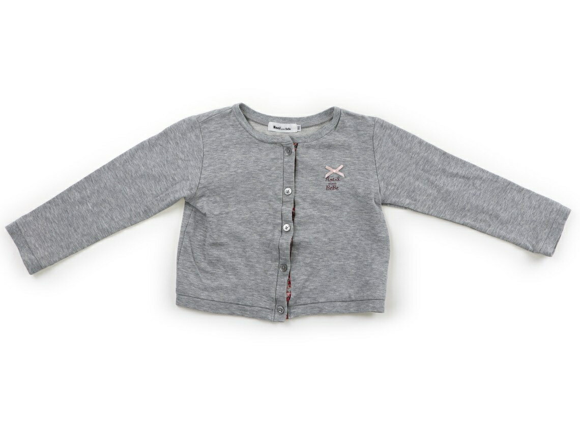 ノイユ Noeil カーディガン 110 女の子 グレー 子供服 ベビー服 キッズ アウトレット ユーズド 【中古】キッズ・ベビー・マタニティ