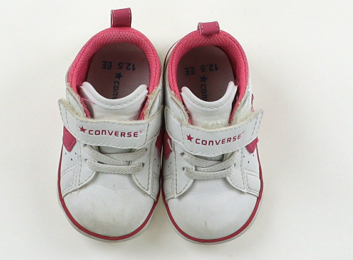 Sneakers - コンバース CONVERSE スニーカー 靴12cm〜 女の子 ホワイト、ピンク 子供服 ベビー服 キッズ アウトレット ユーズド 【中古】キッズ・ベビー・マタニティ