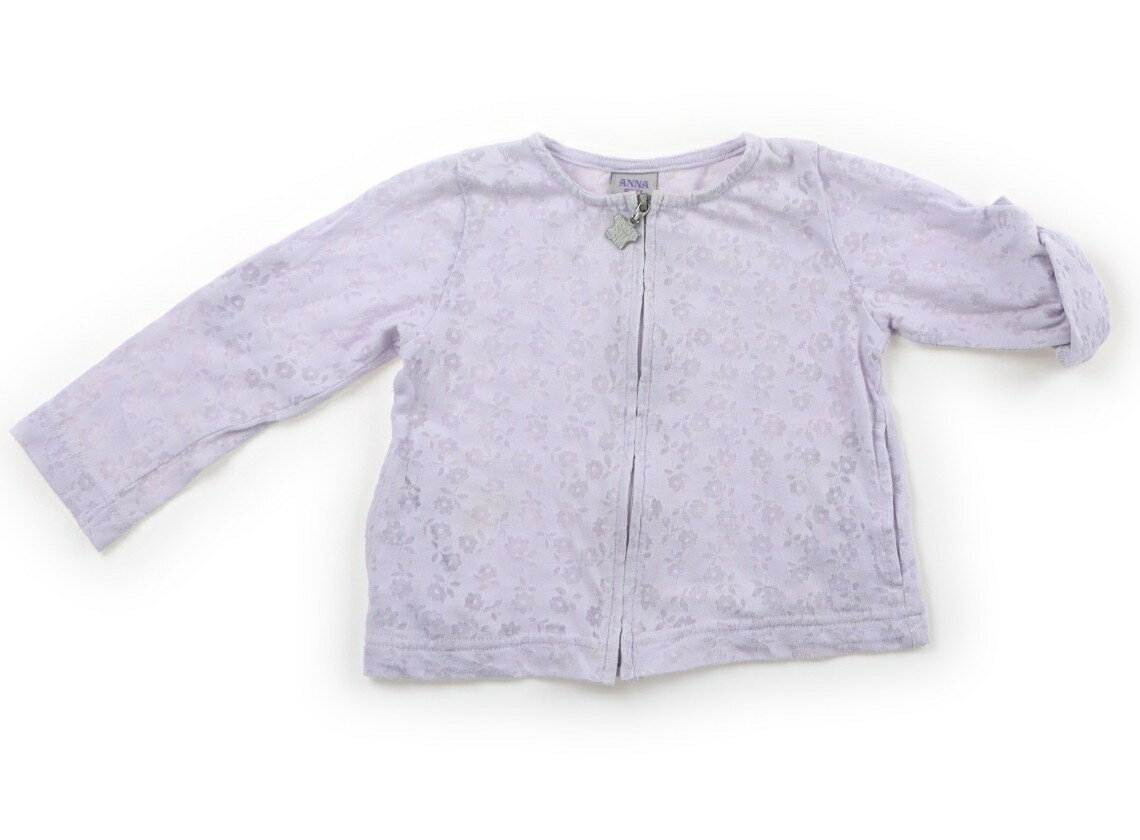 アナスイ ANNA SUI カーディガン 110 女の子 花柄ラベンダー 子供服 ベビー服 キッ...