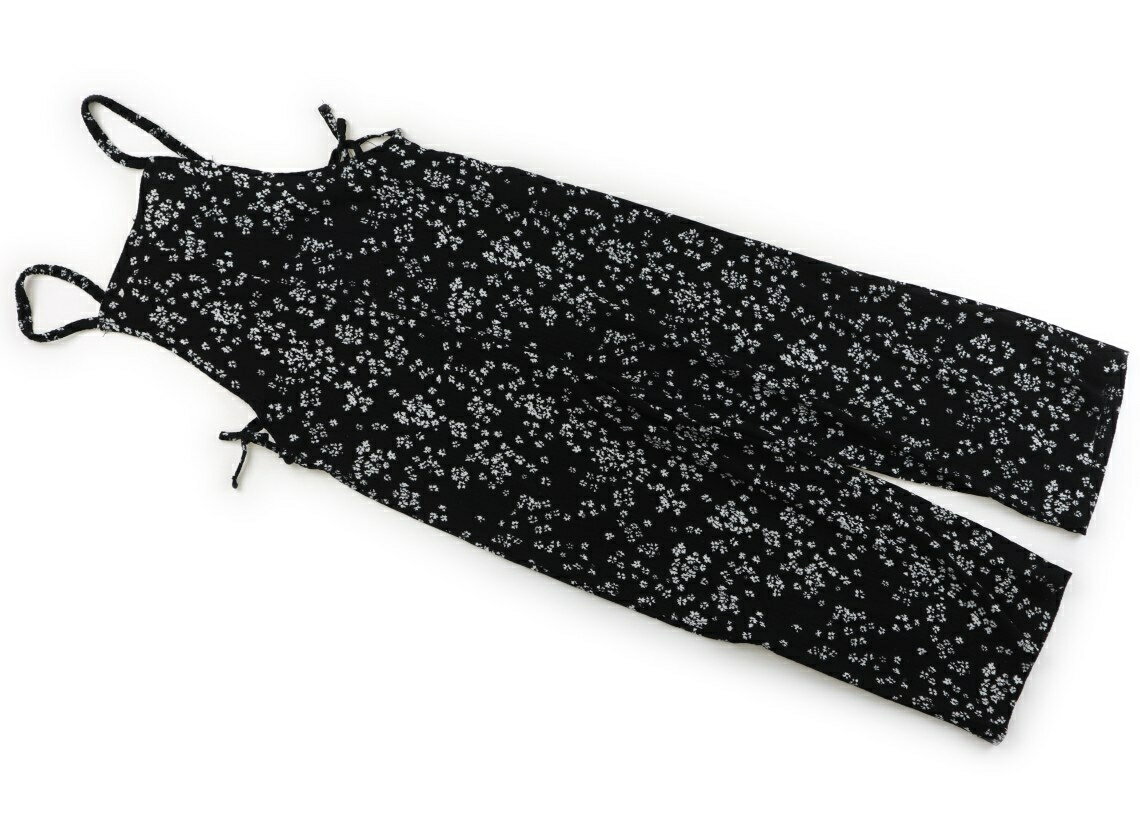 ザラ ZARA コンビネゾン 130 女の子 黒・小花柄 子供服 ベビー服 キッズ アウトレット ユーズド 【中古】キッズ・ベビー・マタニティ