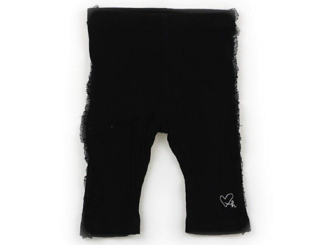 ハッカ HAKKA レギンス 90 女の子 ブラック 子供服 ベビー服 キッズ アウトレット ユーズド 【中古】キッズ・ベビー・マタニティ