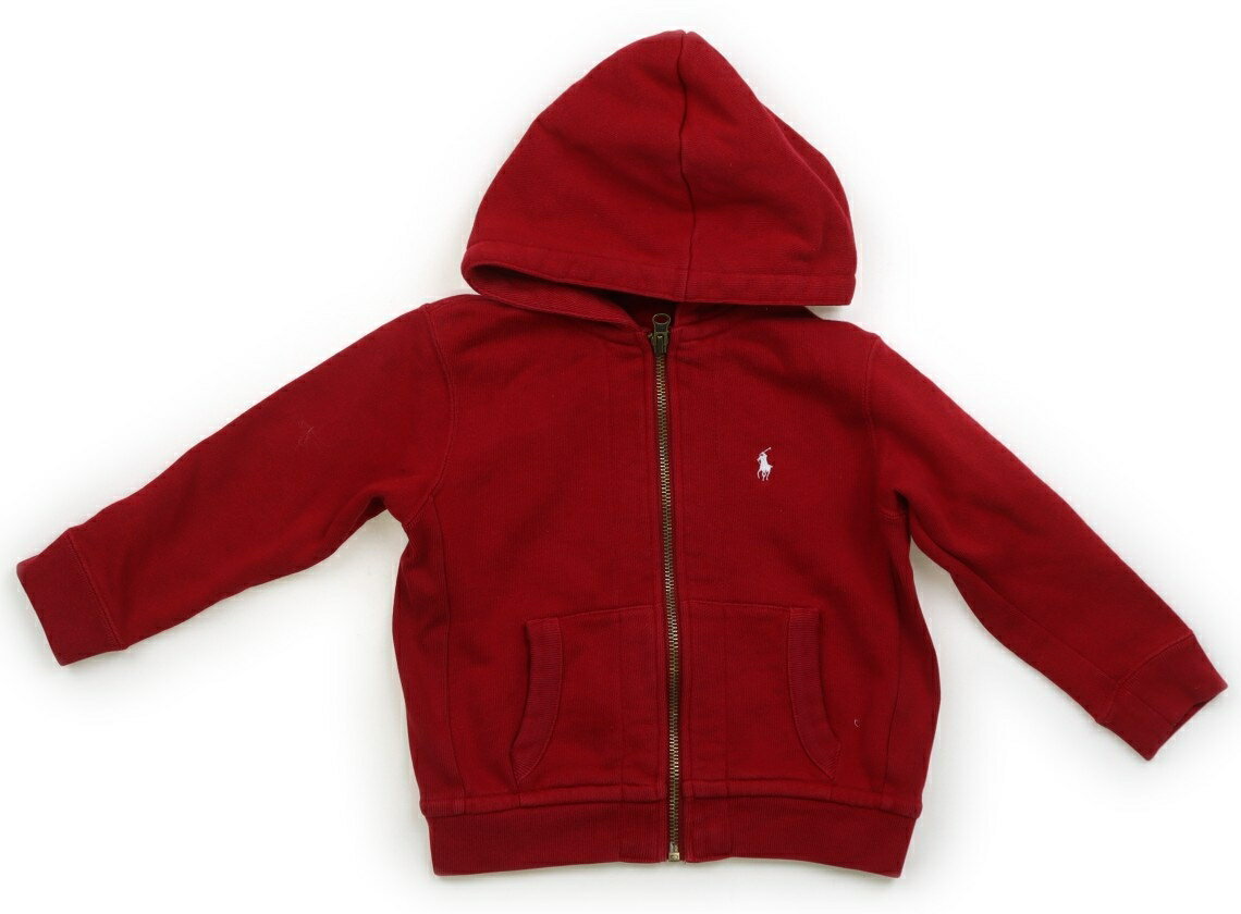 ポロラルフローレン POLO RALPH LAUREN パーカー 100 男の子 赤 子供服 ベビー服 キッズ アウトレット ユーズド 【中古】キッズ・ベビー・マタニティ